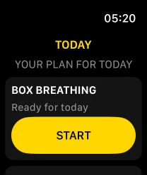 Ritualize daily plan on Apple Watch